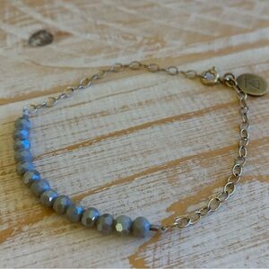 Gray Beaded Bracelet
